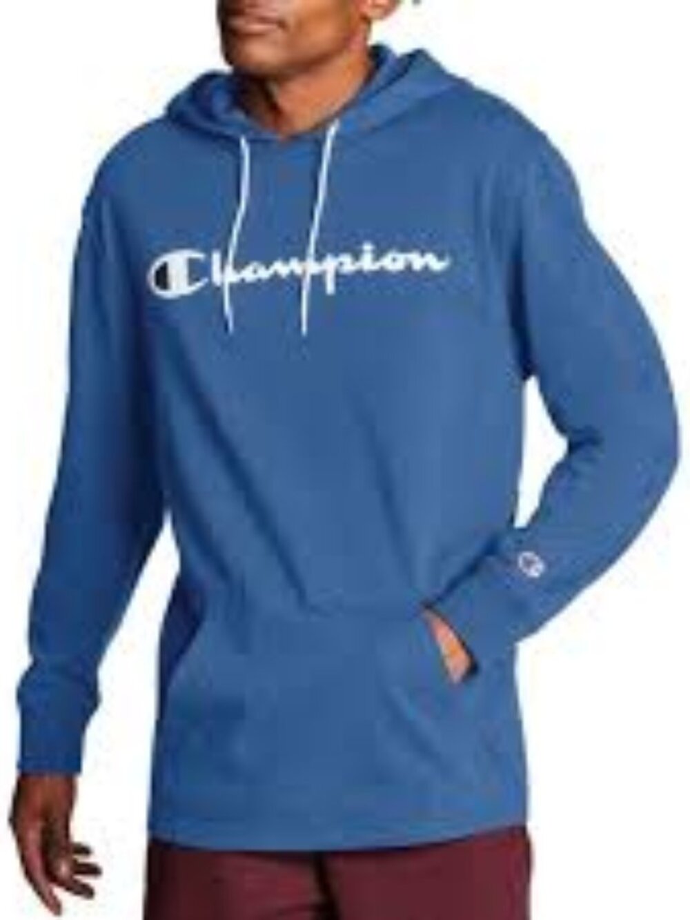 Champion Men's Blue Hoodie xL
